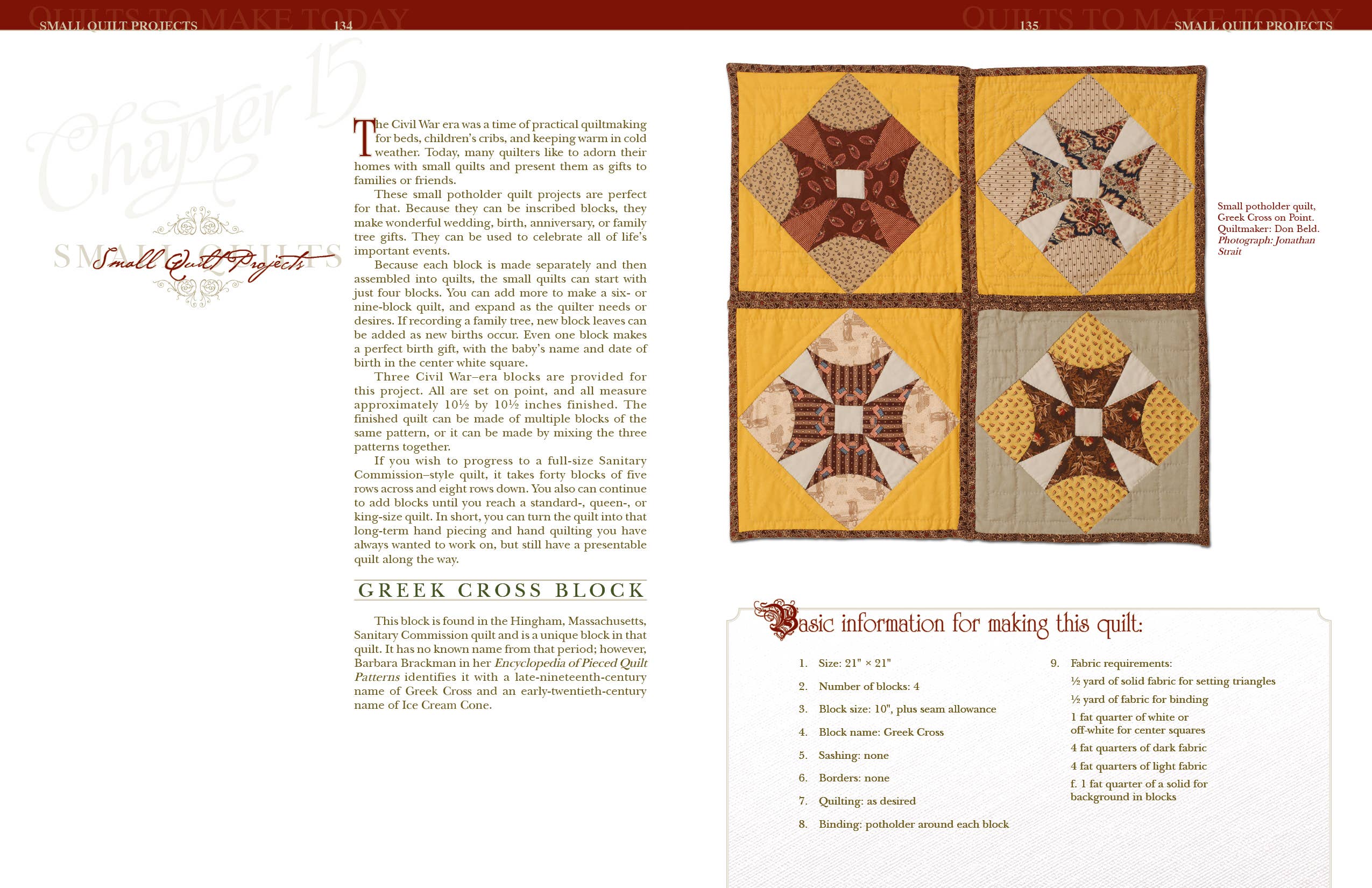 Schiffer Publishing – wholesale Crafts, Hobbies & DIY – Civil War Quilts: Revised, Updated, and Expanded7