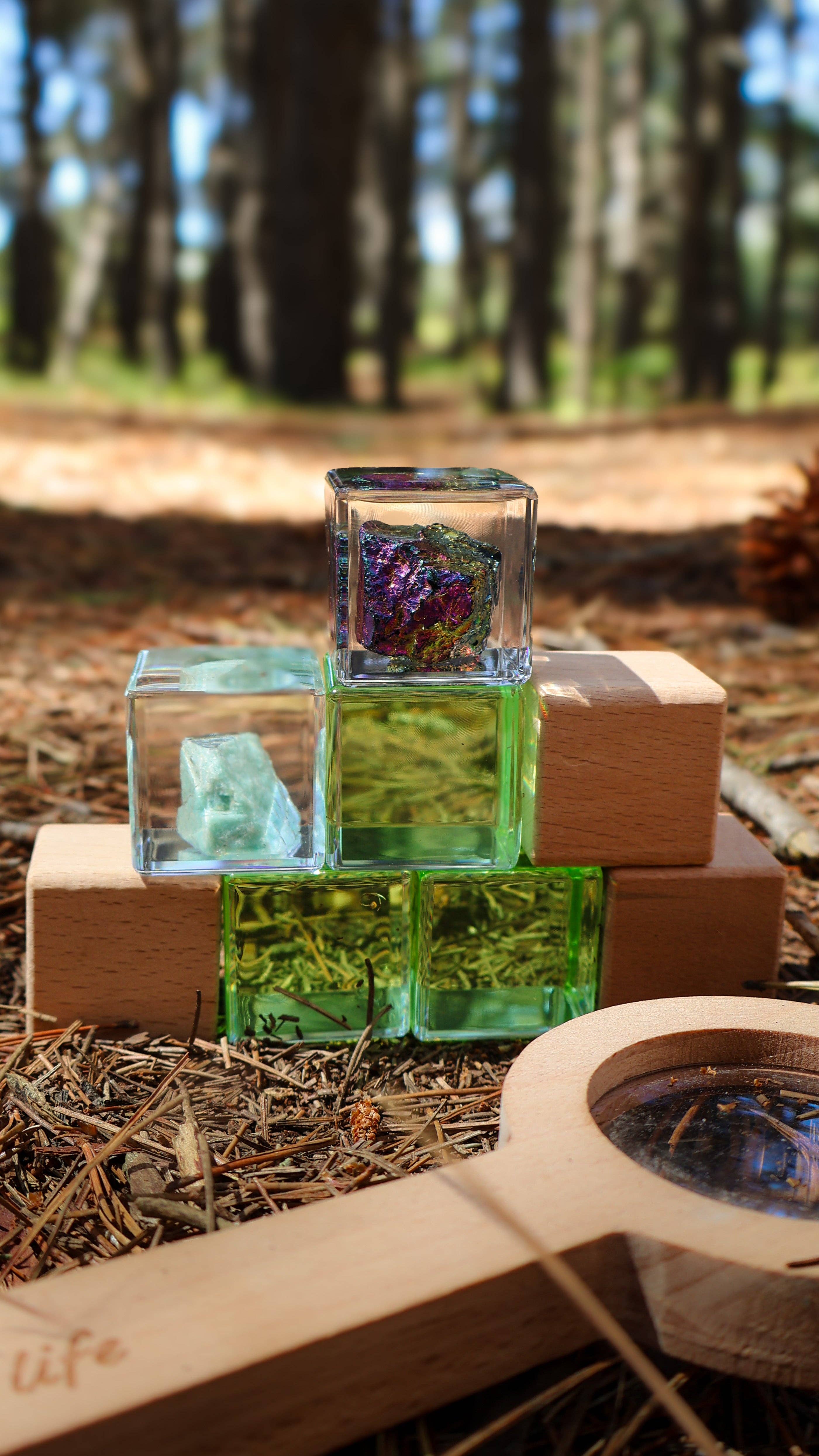 Our Earth Life – wholesale Decorative tabletop object – Amazonite Crystal Specimen Cube2