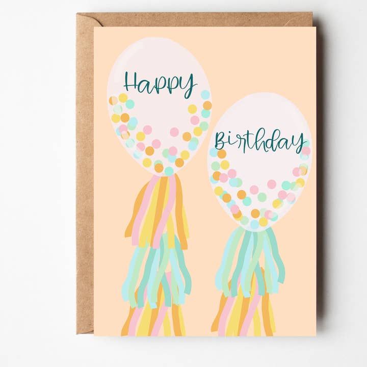 Tillykke med fødselsdagskortet- Fødselsdag for engroshandel hos Checkered Apron Studio