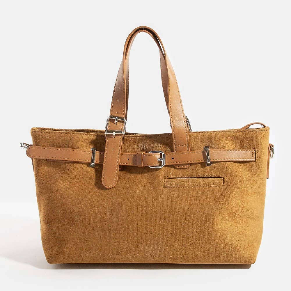 Collections by Fame Accessories - Vente Sac à bandoulière – femme - Sac cabas avec détails de sangle à boucle en cuir1