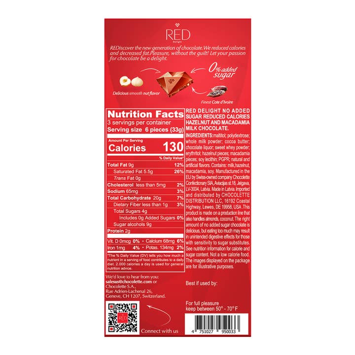 RED Chocolate - Wholesale Chocolate - RED Delight®™ 96 Count Floor Display8