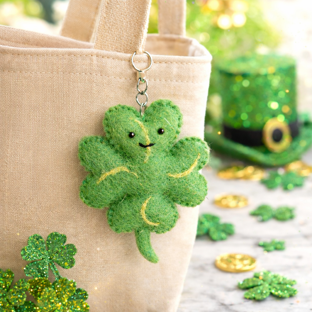 Ganapati - Wholesale Keychain - Kids - Felt Keychain - Smiley Veggies3