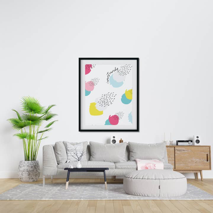 I Want Candy Print for wholesale by Paperfinch Design