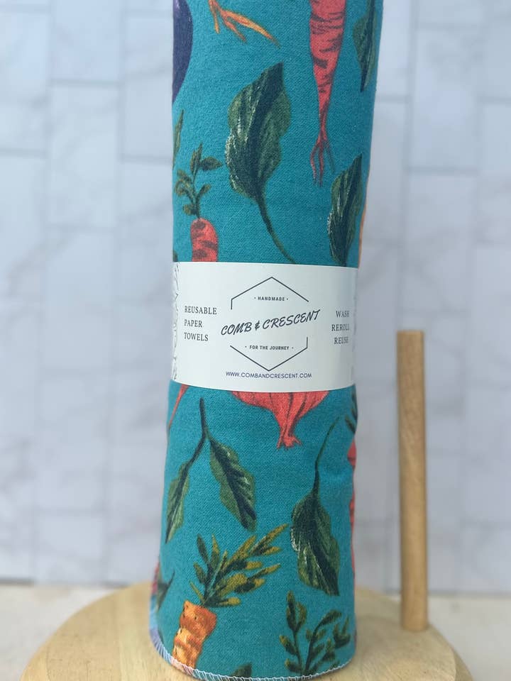 Root Veggie återanvändbar pappershandduk för wholesale av Comb and Crescent