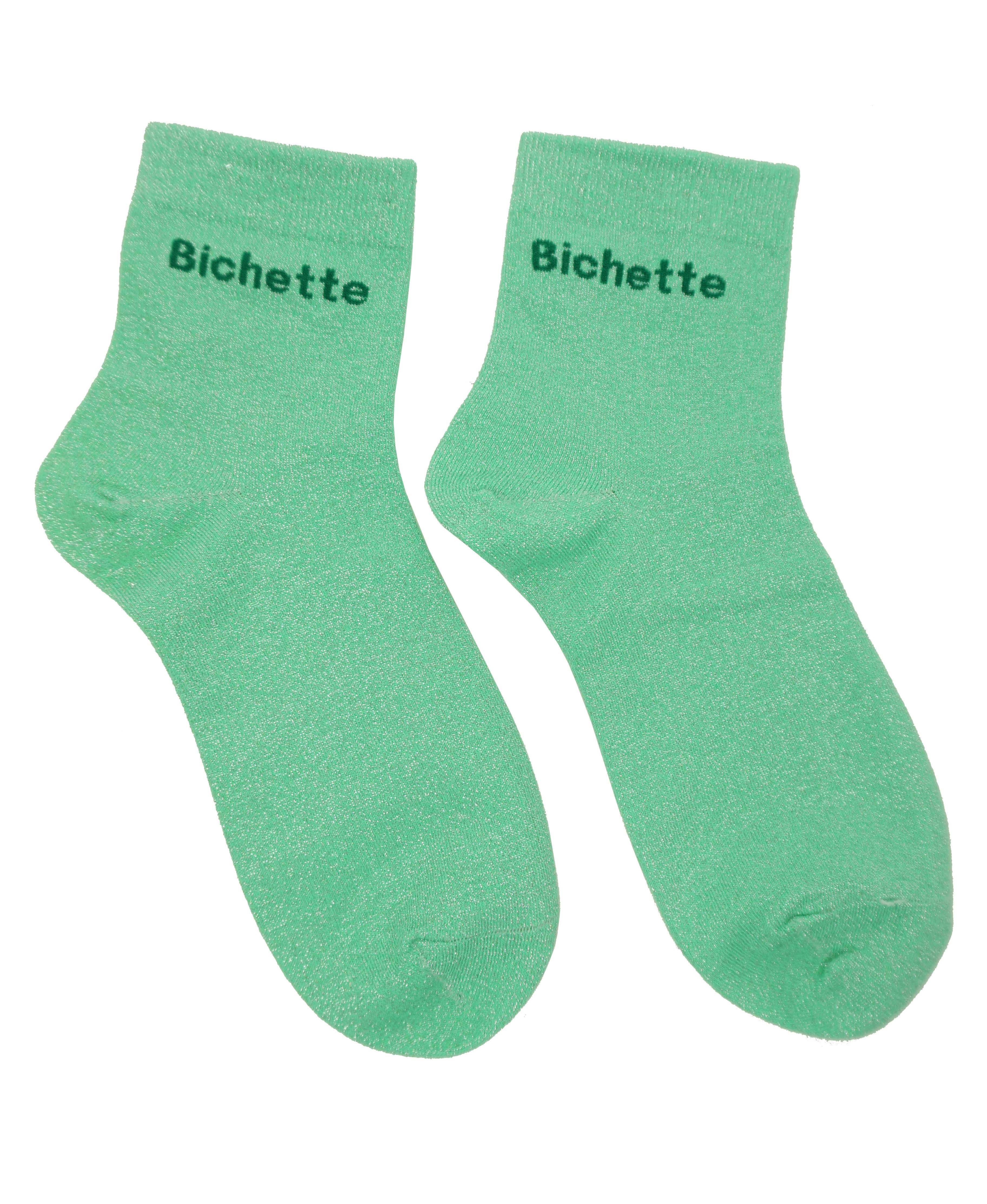 Anais - Vente Chaussettes – femme - Paire de chaussette à paillette message8