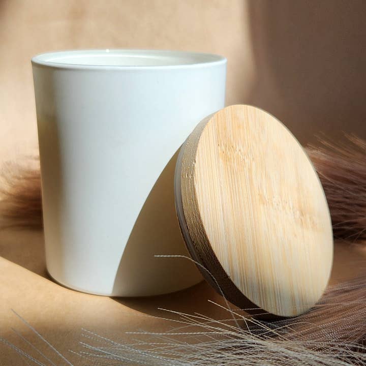 Cracklin' Birch Wood Wick Candle for wholesale by The Blessed Barn Co.
