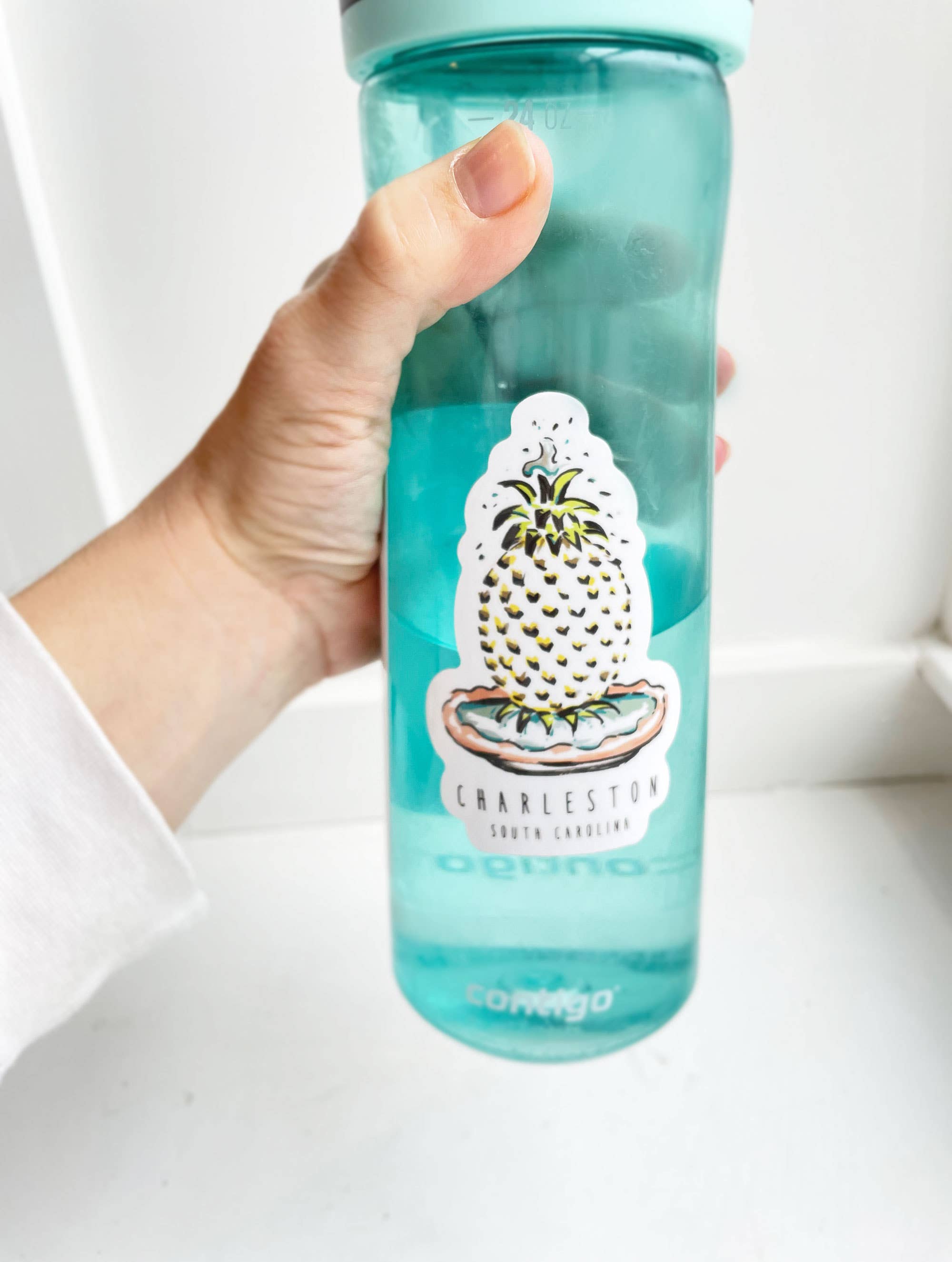 Texture Design Co - Wholesale Sticker - Charleston Pineapple Fountain Sticker2