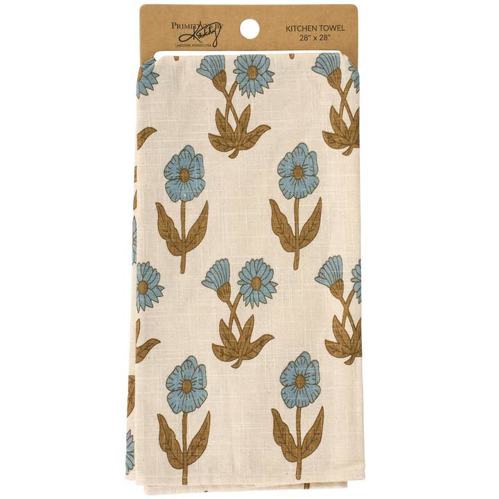 Primitives by Kathy - Wholesale Tea Towel - Floral Cottage Kitchen Towel2