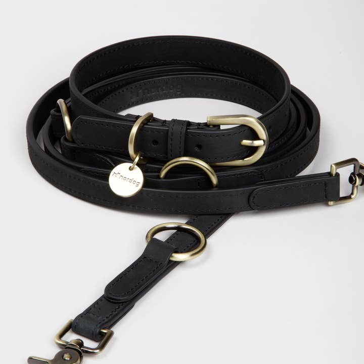 Nordog - Wholesale Pet Collar - Dog - Thomas Dog Collar Coal2