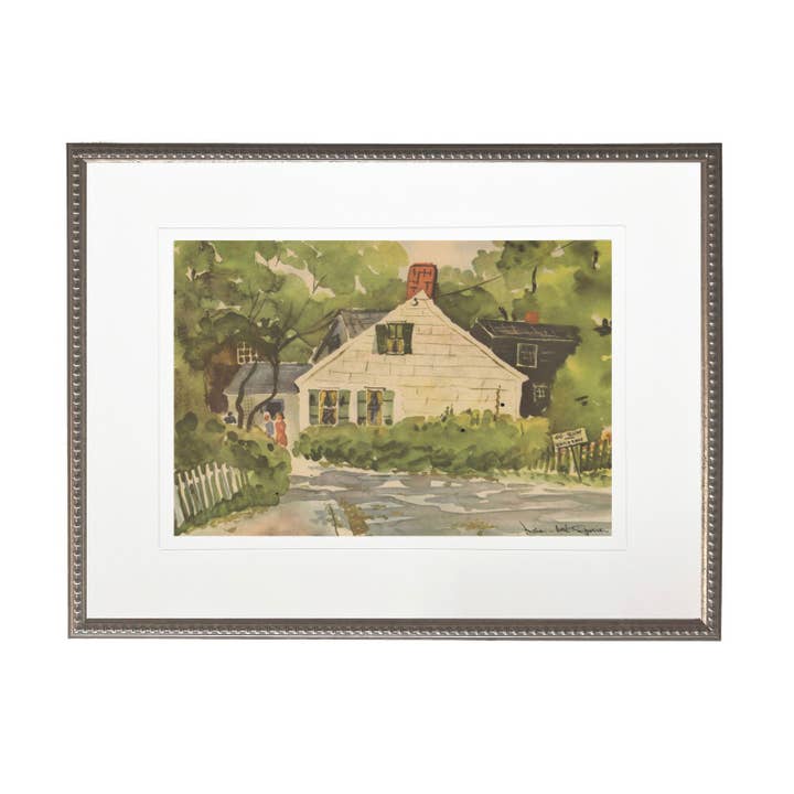 Aquarel Zomerhuis voor wholesale door Antique Curiosities Inc