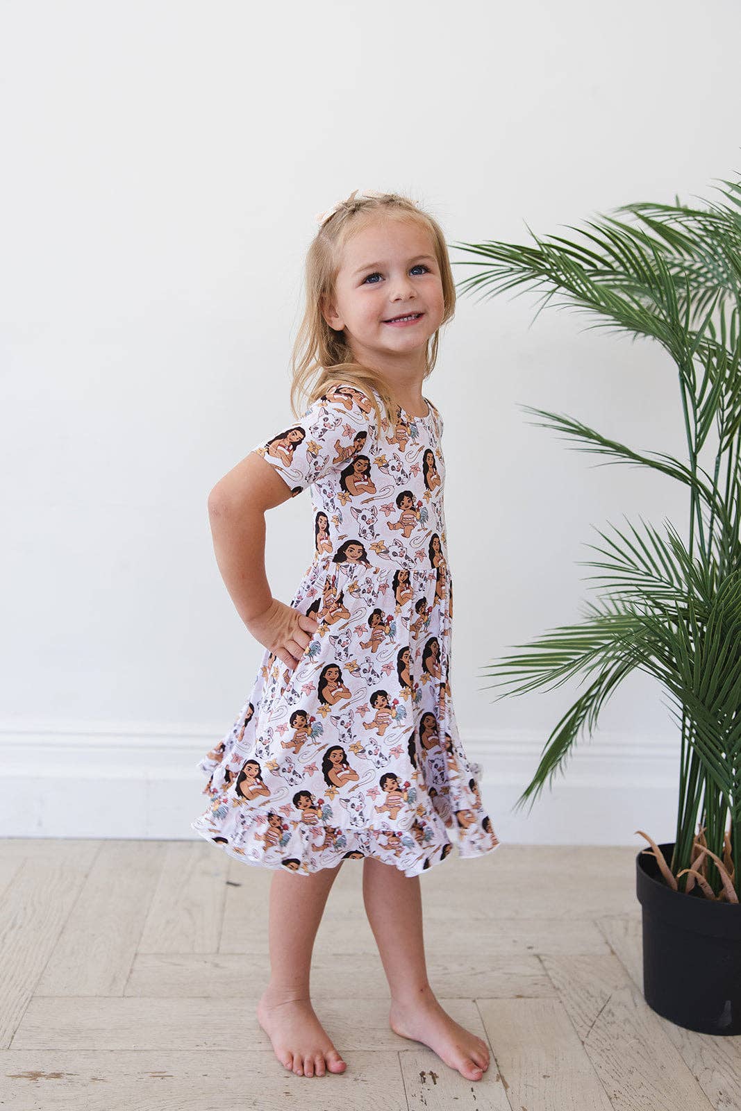 Blush Lotus - Wholesale Dress - Kids - Wayfinder - Ruffle Dress24