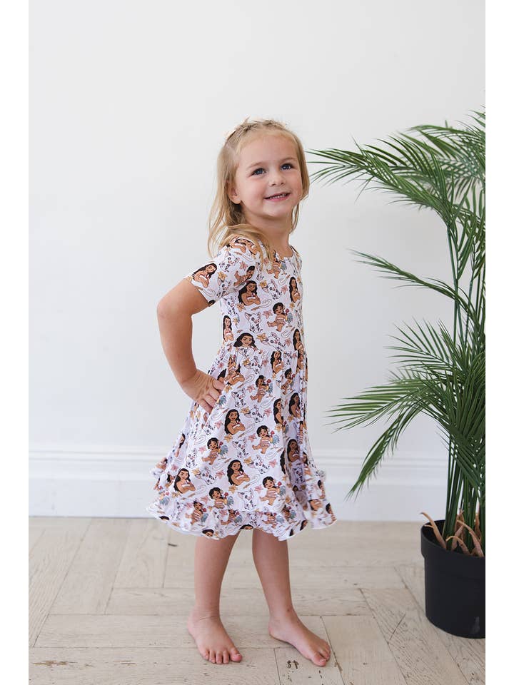 Blush Lotus - Wholesale Dress - Kids - Wayfinder - Ruffle Dress24