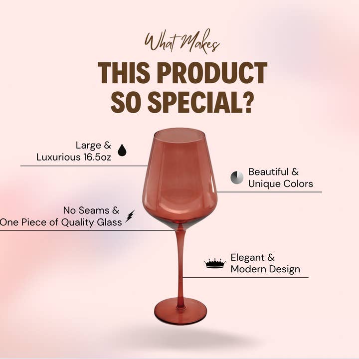 Saludi Glassware - Venta al por mayor Copas de vino - Copas de vino Smokey Sand Color2