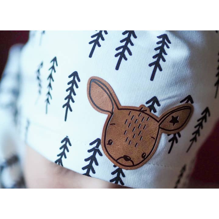 Paul und Clara - Vendita all'ingrosso Attrezzature per lavoretti e fai da te - Etichetta in pelle sintetica - Deer Benny Stern *iron-on*2