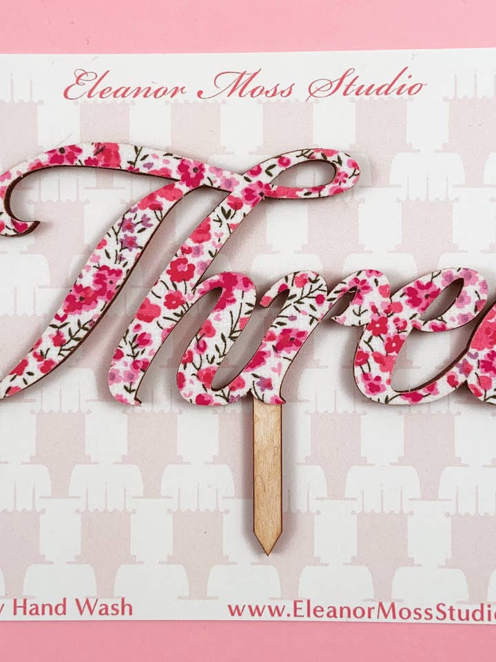 Three Phoebe Liberty of London Topper for wholesale by Eleanor Moss Studio