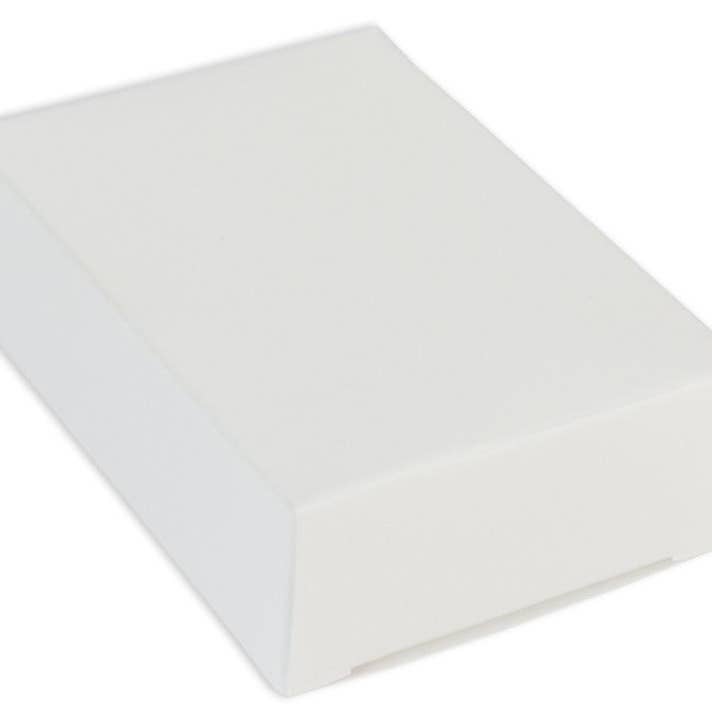 NorthWood Distributing - Wholesale Gift Box - Rectangle Soap Box - White w/ No Window