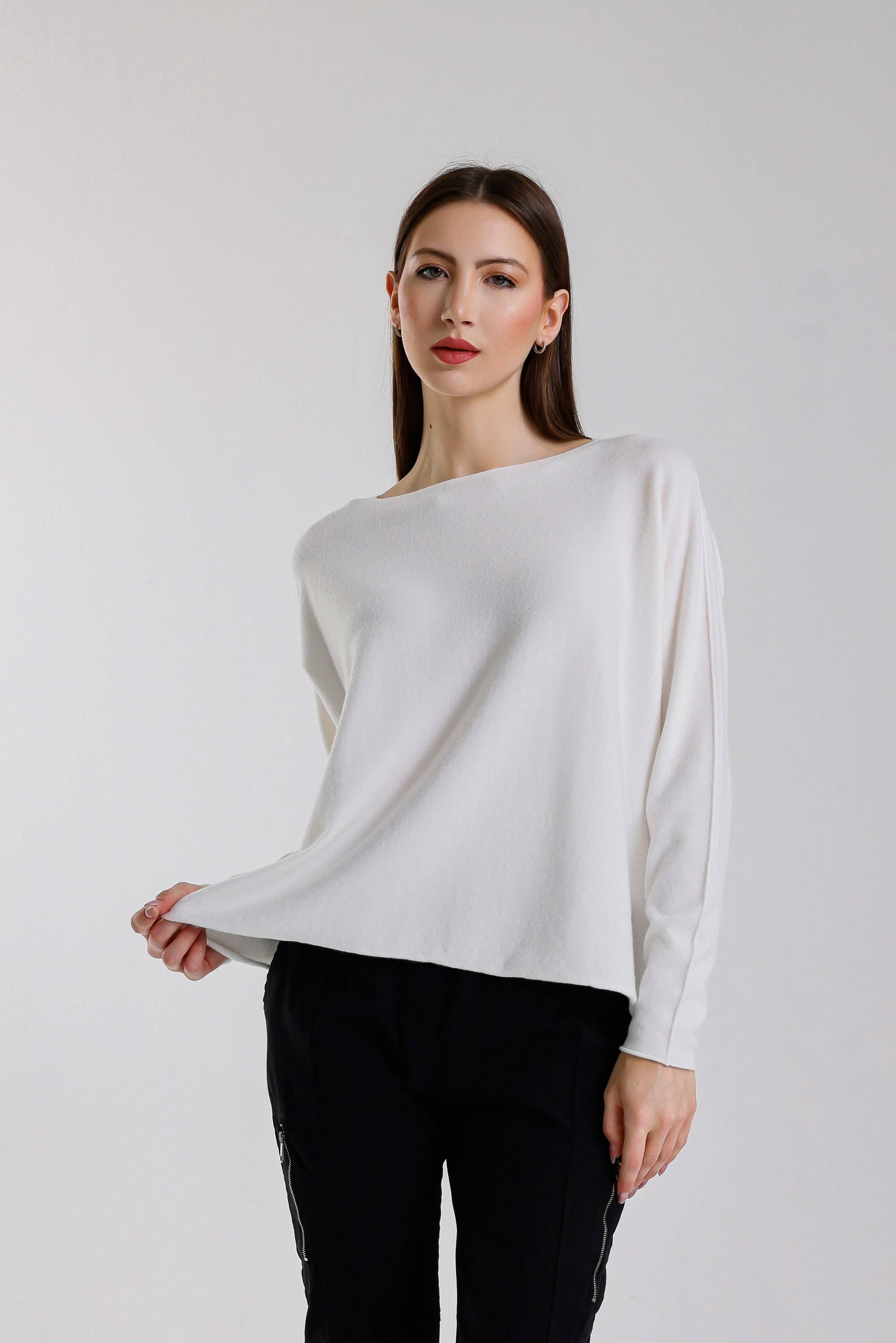 TINA Stephens Italy/Tees By Tina - Wholesale Knit Sweater - Women's - Laurin Seriously Soft Jewel Neck Sweater (BLS425)29
