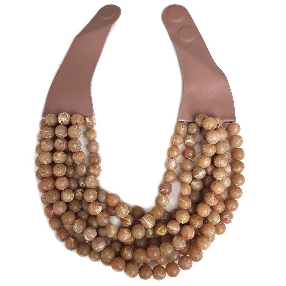 anbfashion - Wholesale Beaded/Pearl Necklace - *BEST* NEW BELLA CHUNKY BEADED LAYERED MAGNETIC NECKLACE 13