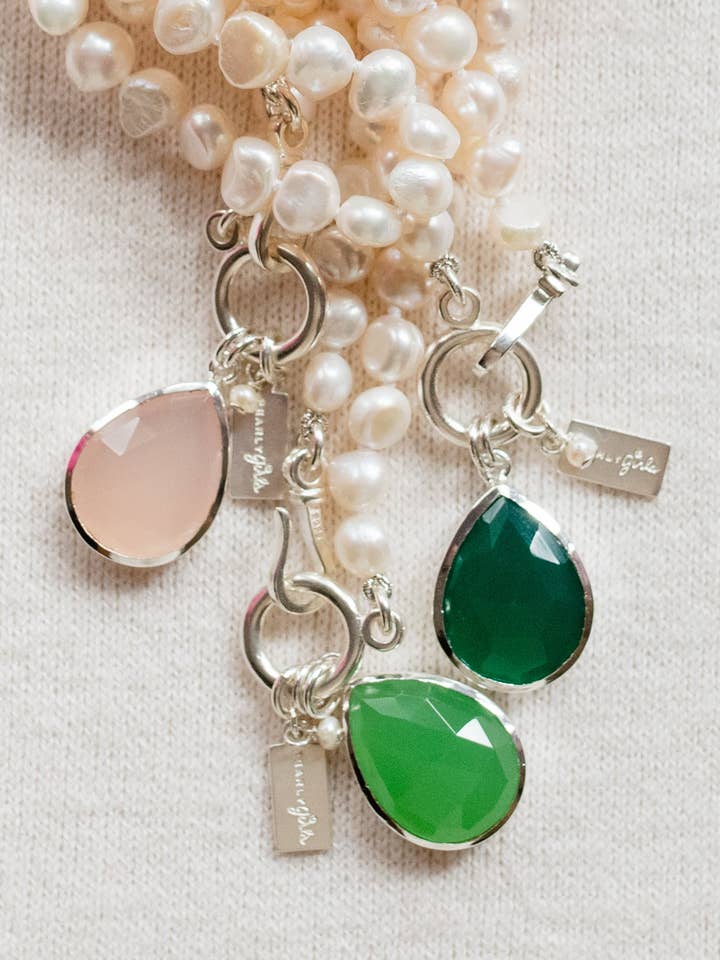 Margaret Pearl Necklace for wholesale by Pearly Girls, LLC