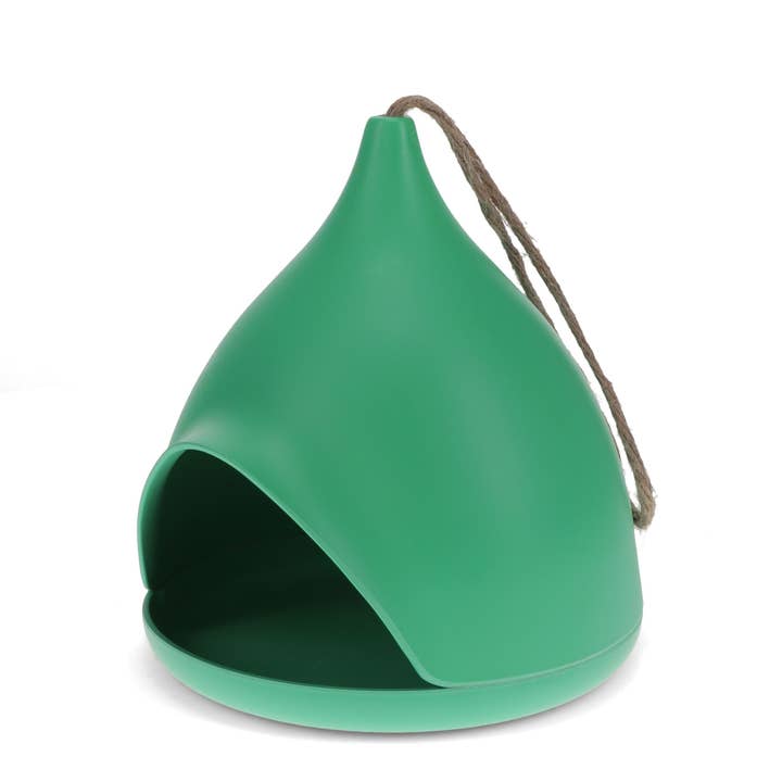 Rex B2B - UK - Vente Mangeoires pour oiseaux - Mangeoire pour oiseaux en fibre de bambou - Vert1