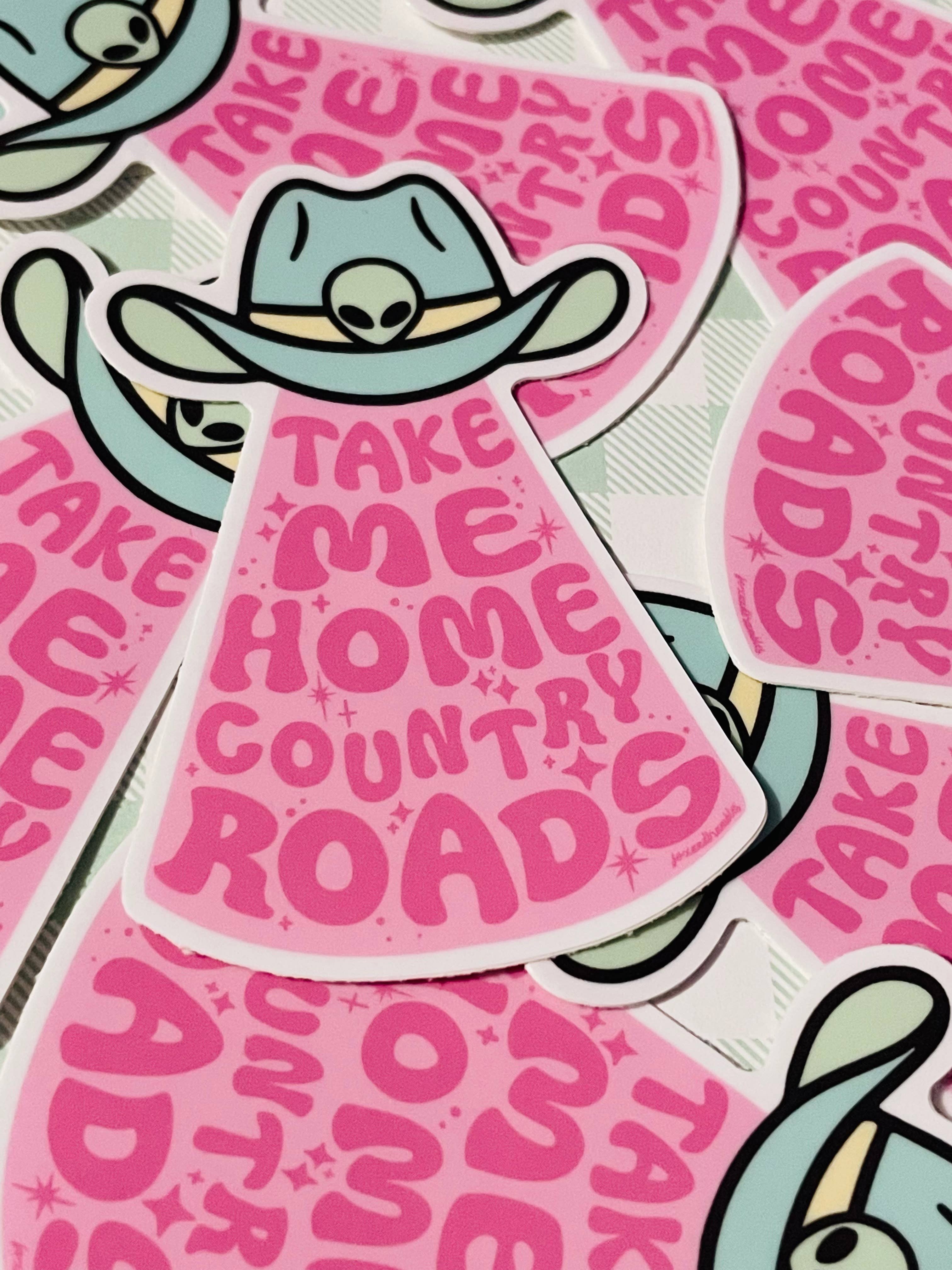 Fox and Brambles - Wholesale Sticker - Cowboy Alien Sticker3
