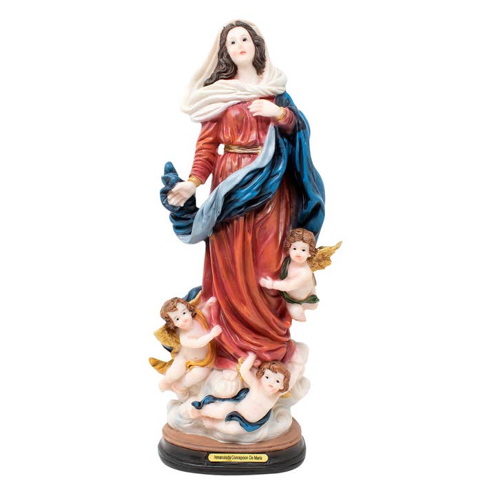 MrcjSales - Immaculate Conception Statue | Multiple Sizes | Handcrafted Resin Art | Ideal for Church, Home, Gifts for wholesale by mrcjsales