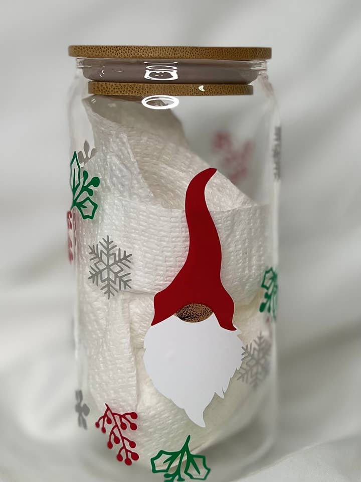 Santa Glass for wholesale by HooneyTunes Unlimited