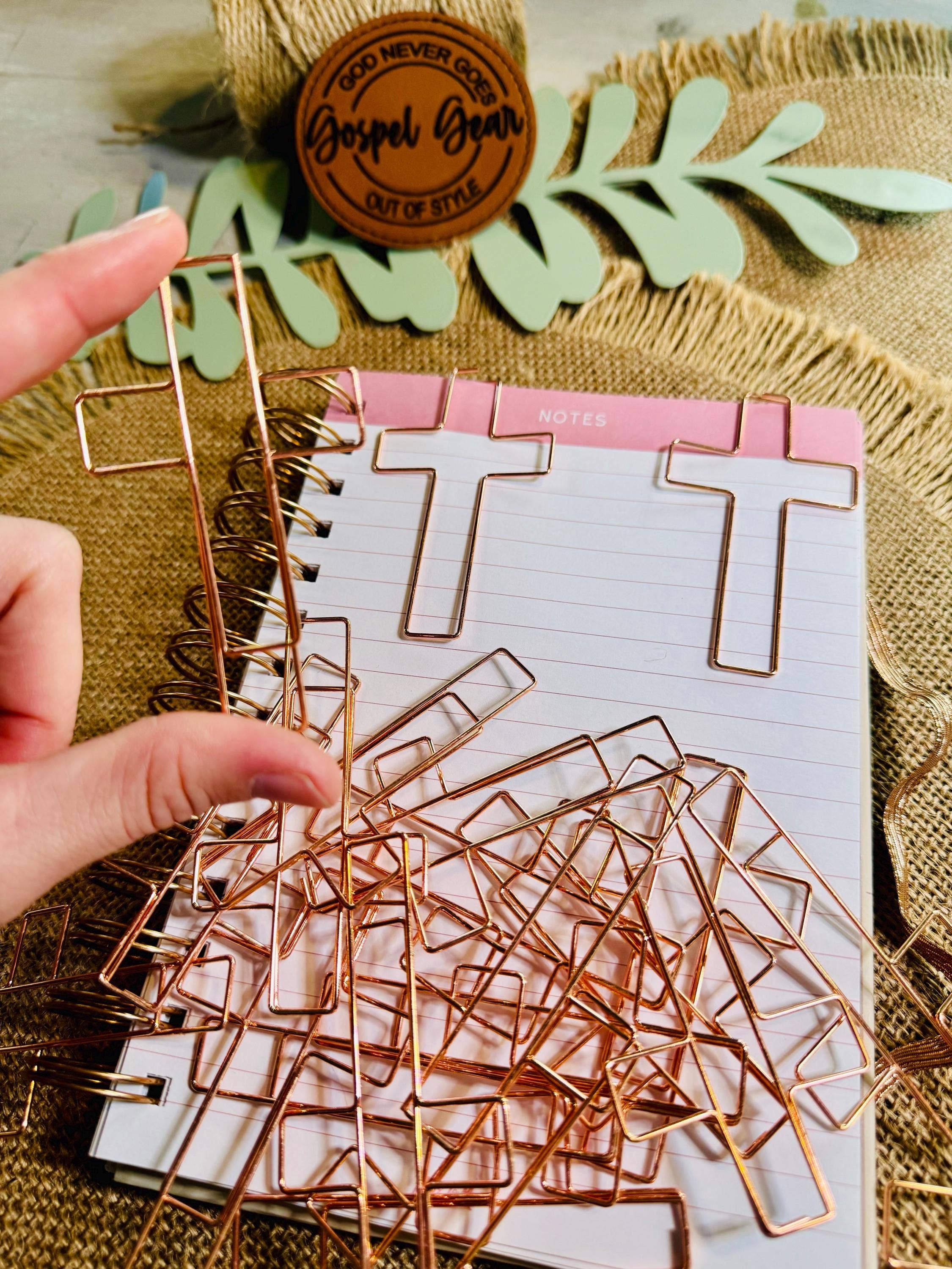 Gospel Gear Co - Wholesale Bookmark - Jumbo Cross Bookmark Paperclips5