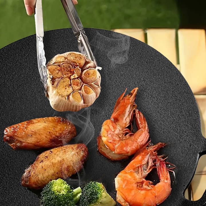 SOGA International Pty Ltd - Wholesale Cast iron skillet - SOGA 37cm Cast Iron Crepe Pan9