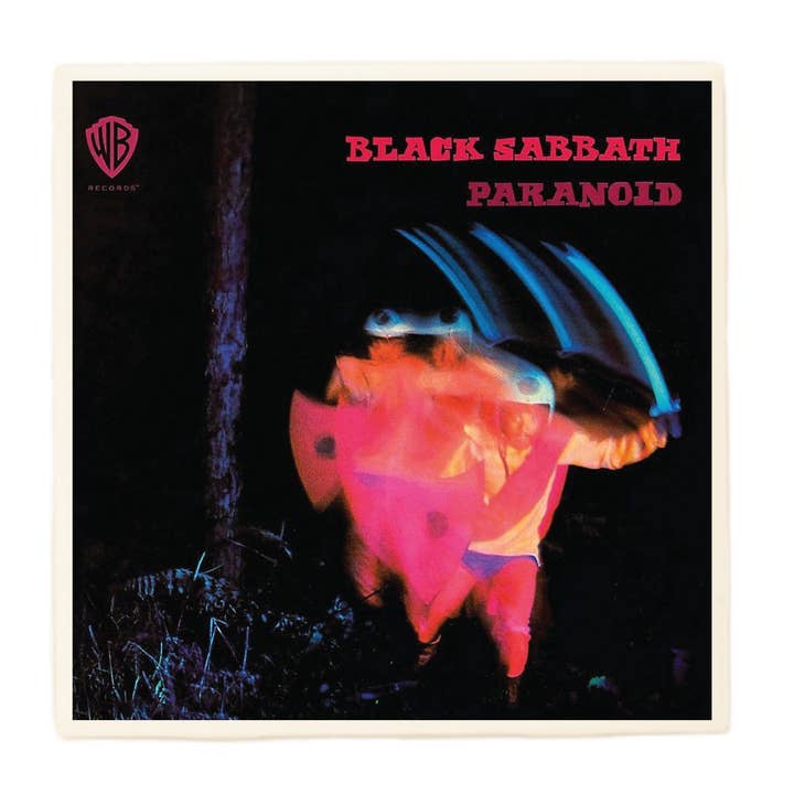Lucky Mfg. Co. - Wholesale Coasters - Black Sabbath Paranoid Album Coaster0