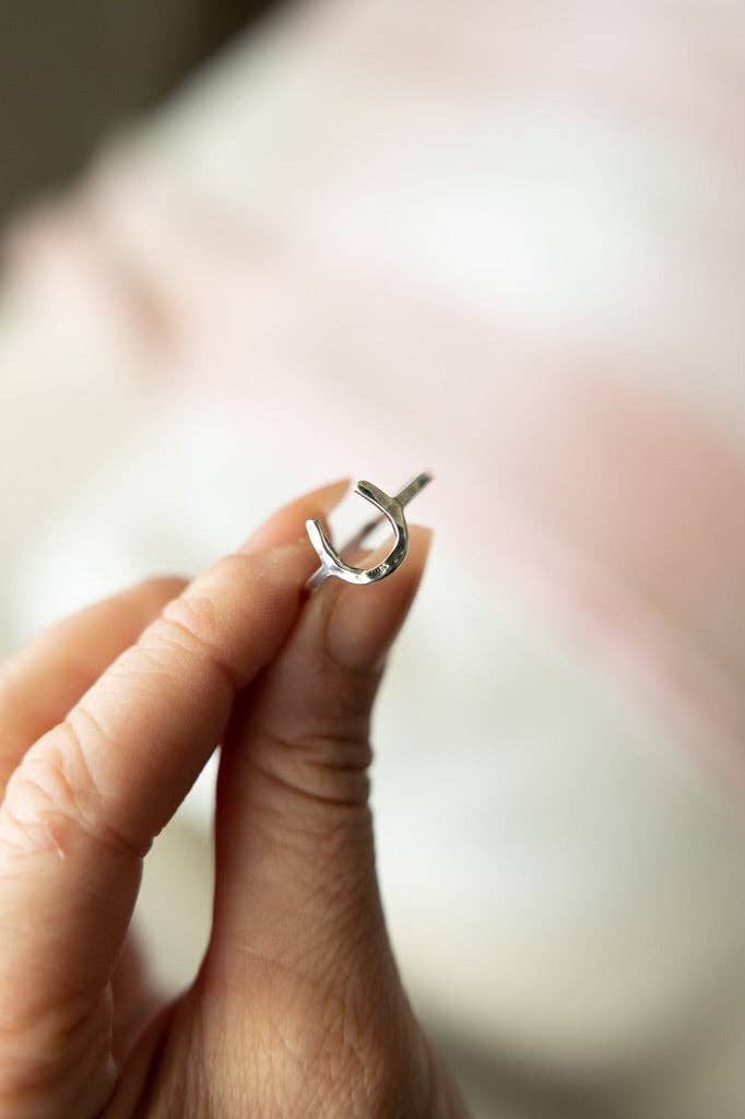Bridle Up Hope Shop - Wholesale Band/Stacked Ring - Lucky Horseshoe Ring2