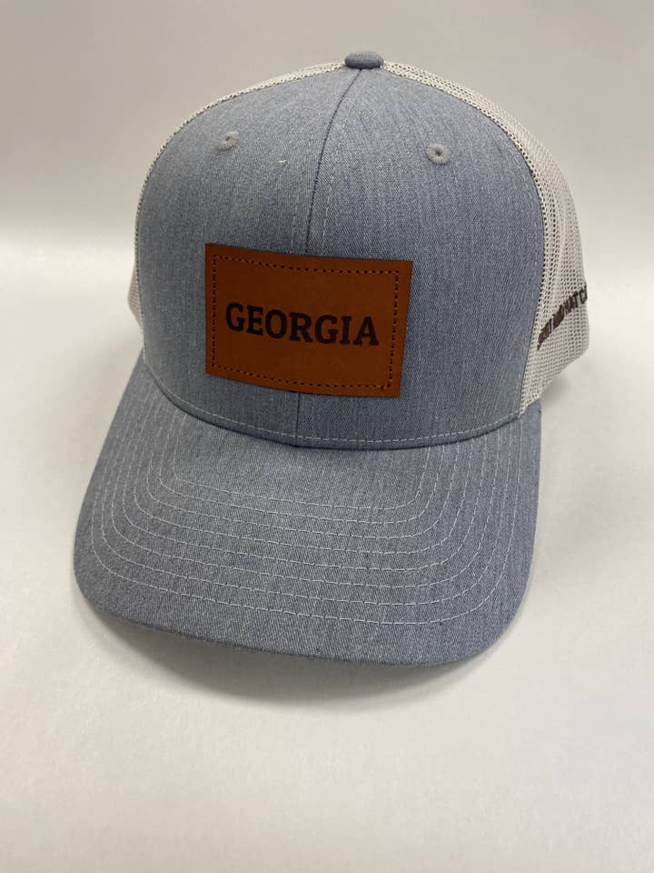 Cappello GEORGIA in grigio melana/grigio chiaro per la vendita all'ingrosso da parte di Shirt and HAT Co.
