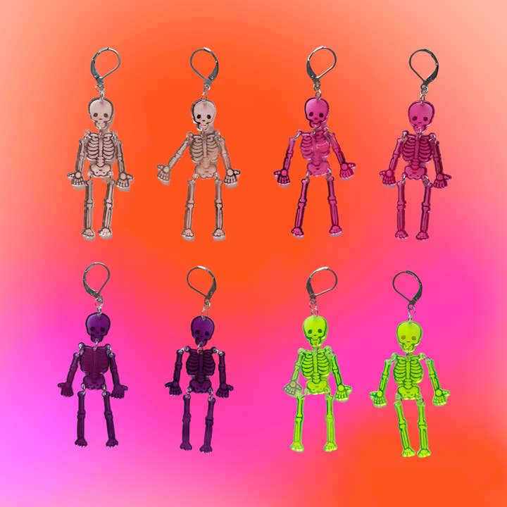 Skeletter Farvede for engroshandel hos Loopy Fruppy