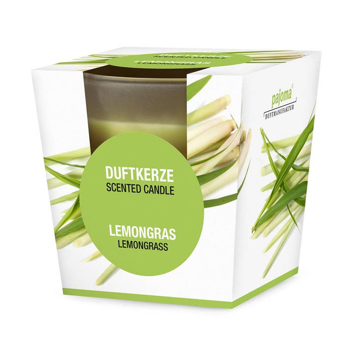 DK citroengras/glazen doos voor wholesale door Pajoma