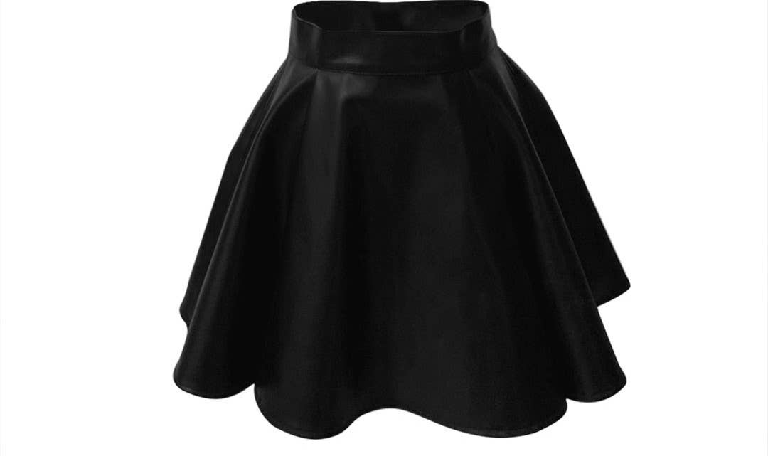 Svart Handgjord fe-bustier och kjolset i konstläder för wholesale på Faire2