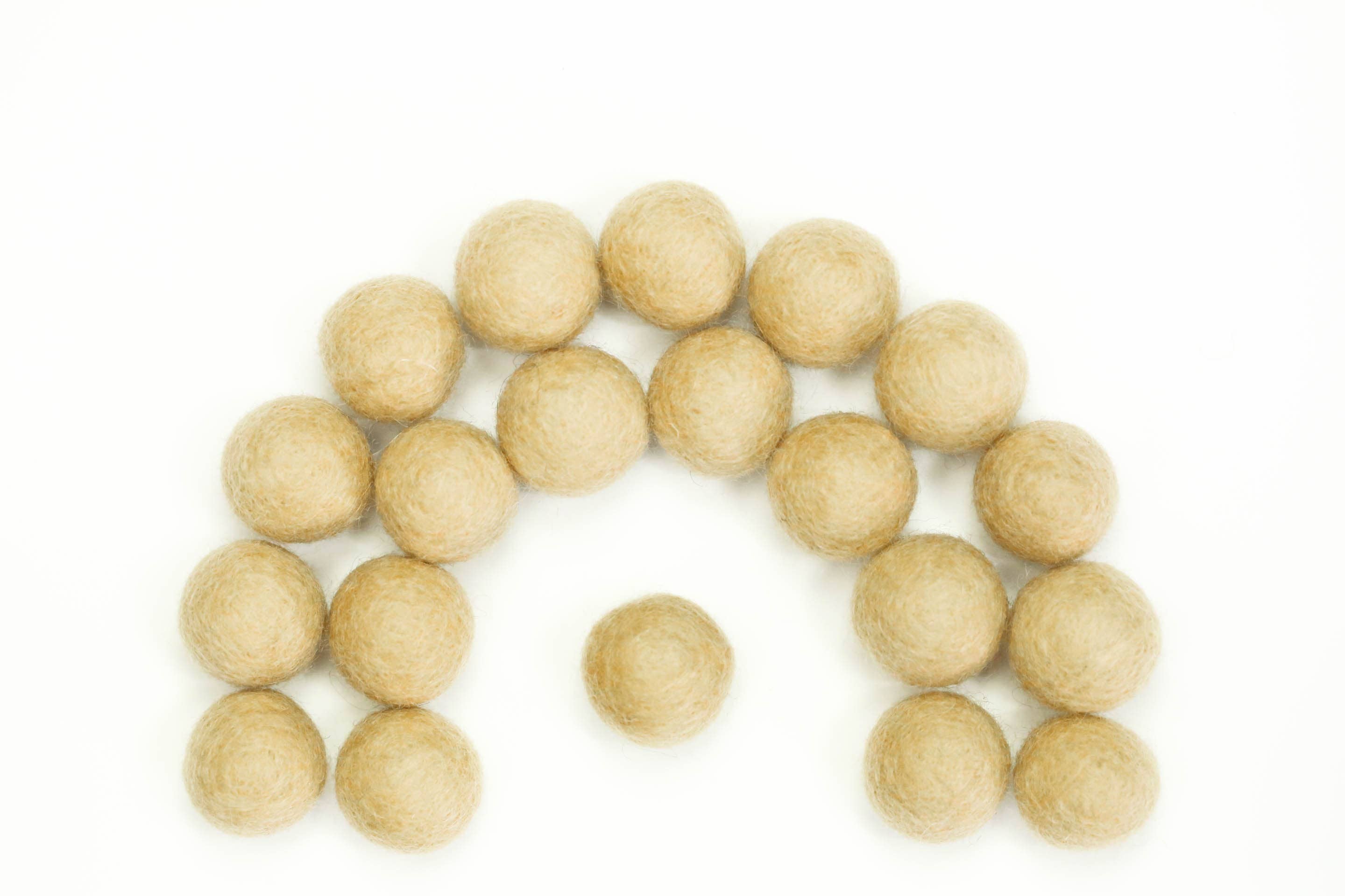 The Felt Pod - Wholesale Craft Supplies - 2.5 cm Felt Balls 100 Pieces -for DIY Garland Wool Beads20