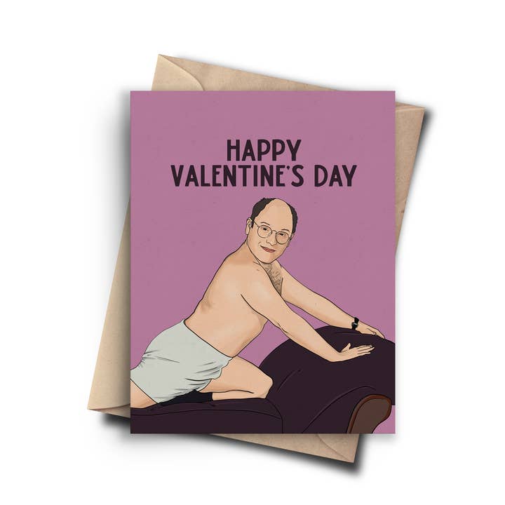 Pop Cult Paper - Wholesale Valentine's Day Card - Seinfeld George Costanza Valentines Day Card