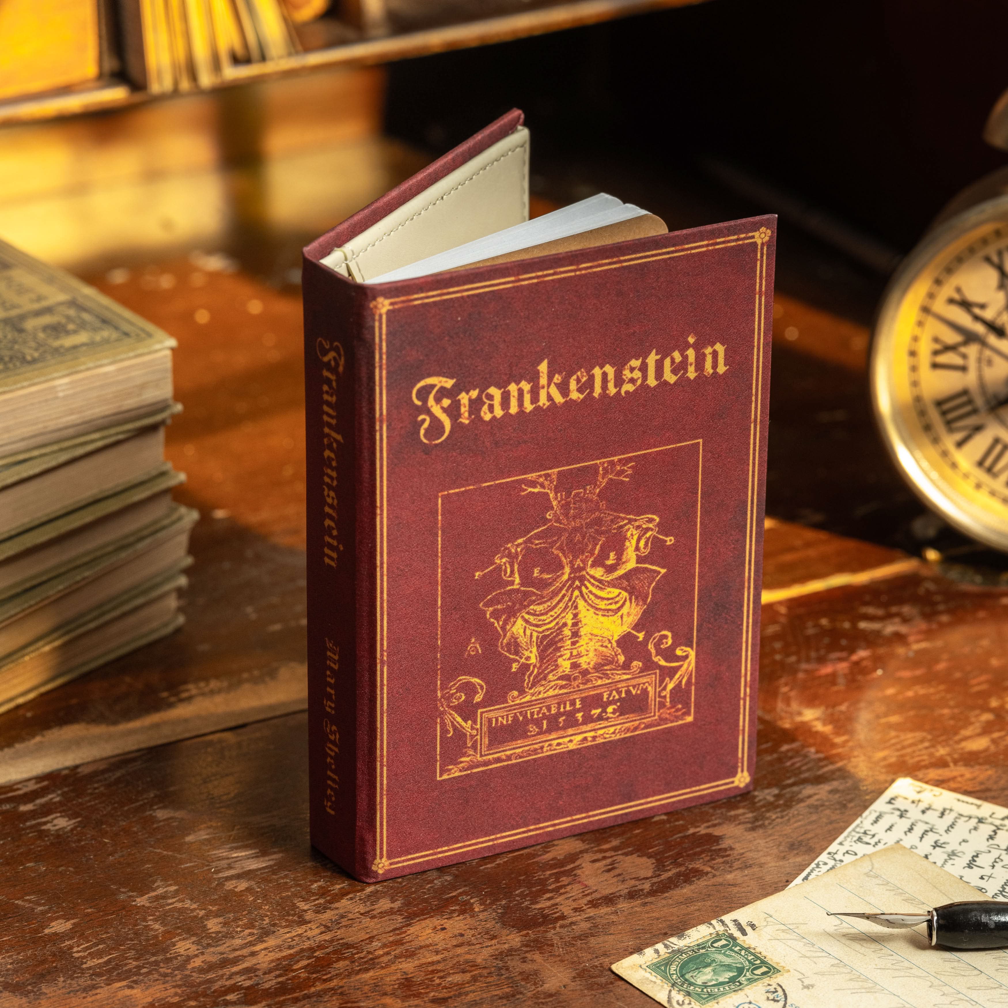 Novel Book Store - Wholesale Travel Wallet - 'Frankenstein' by Mary Shelley 1818 Passport/Notebook Wallet1