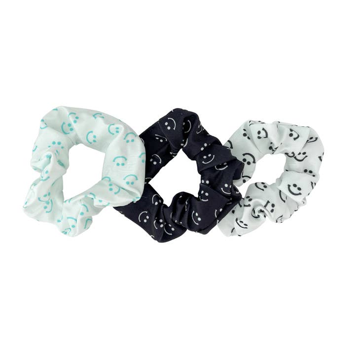 Smile Scrunchie Set for wholesale by Vibe Alley