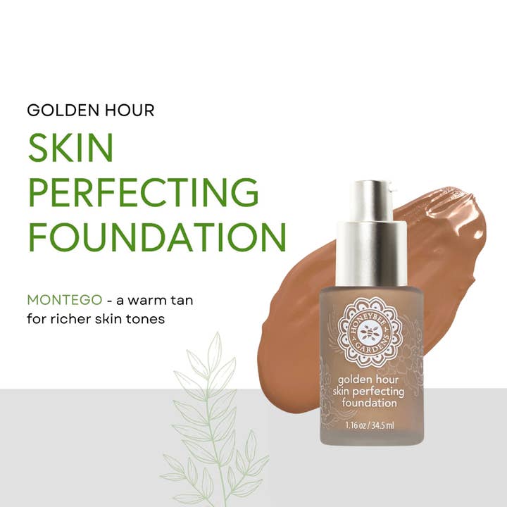 Honeybee Gardens Natural Cosmetics & Body Care – Engroshandel Foundation – Golden Hour hud perfektionere Foundation10