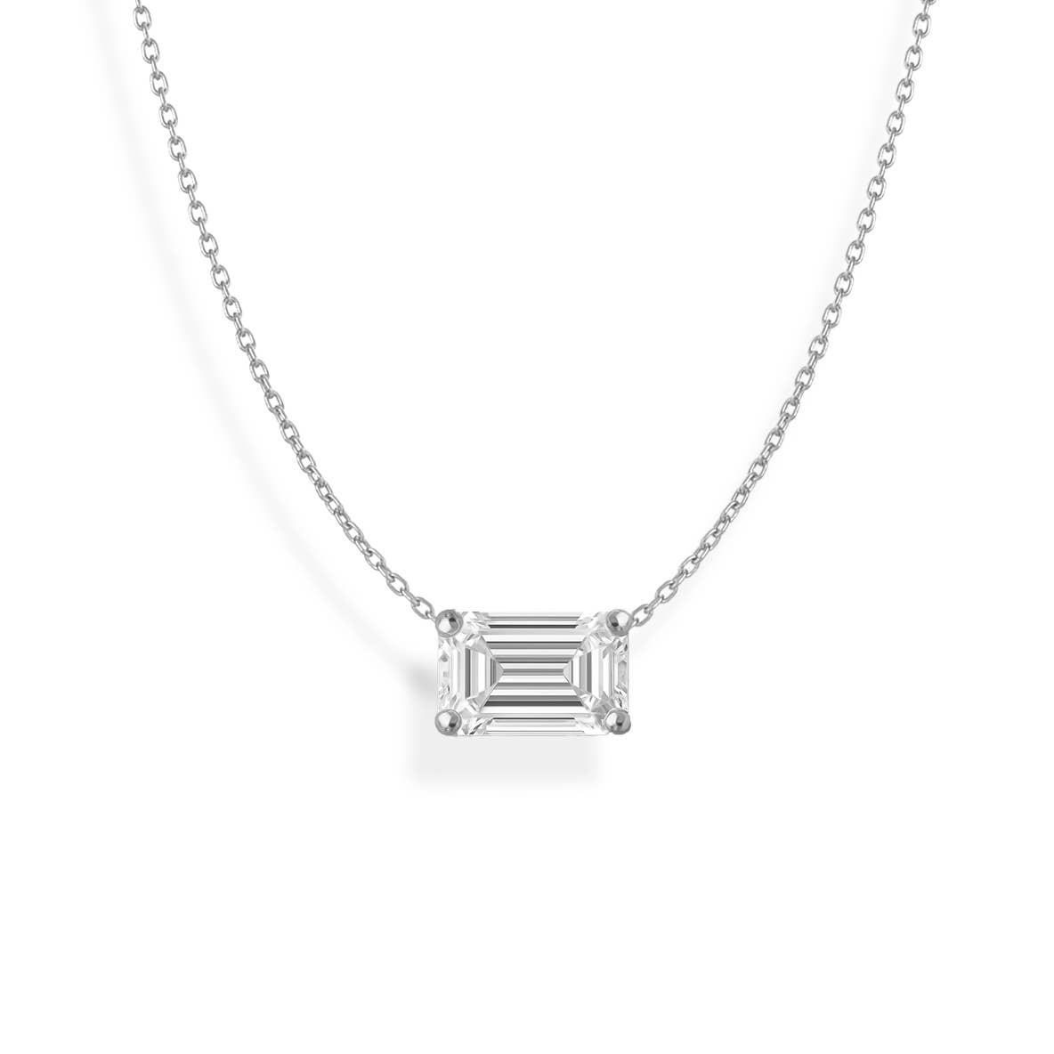 Maya J - Vente Colliers à pendentif - Collier Solitaire en Or 14K avec Diamant de Laboratoire Certifié16