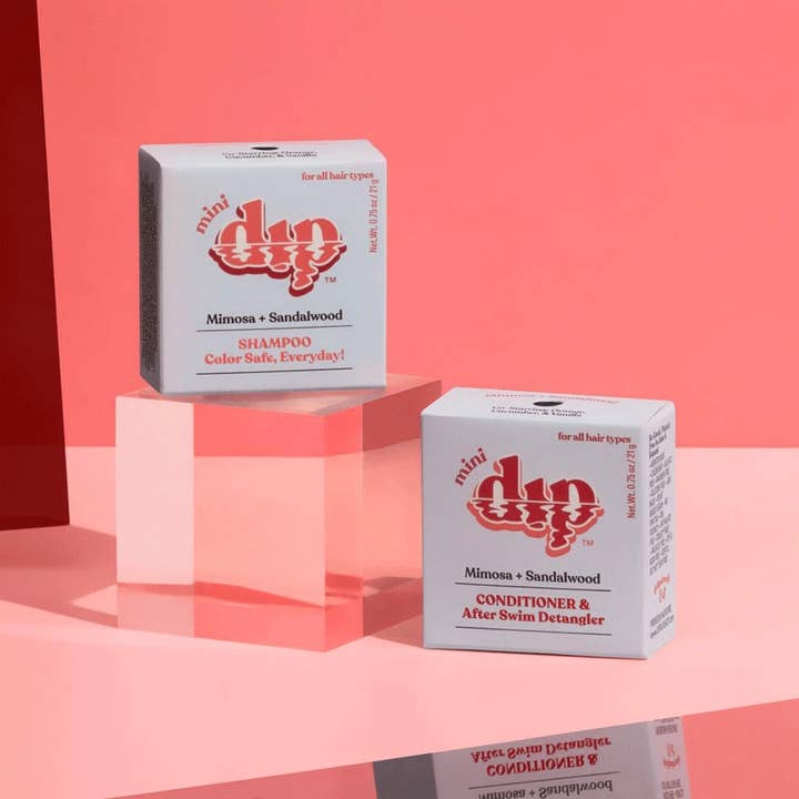 Dip - Wholesale Shampoo Puck/Solid Shampoo - Mini Dip Color Safe Shampoo Bar for Every Day - Mimosa & San