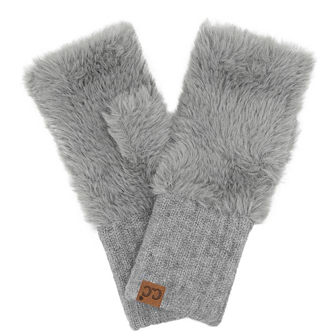 Hana - Wholesale Gloves - Women's - C.C Fur Fingerless Winter Glove
