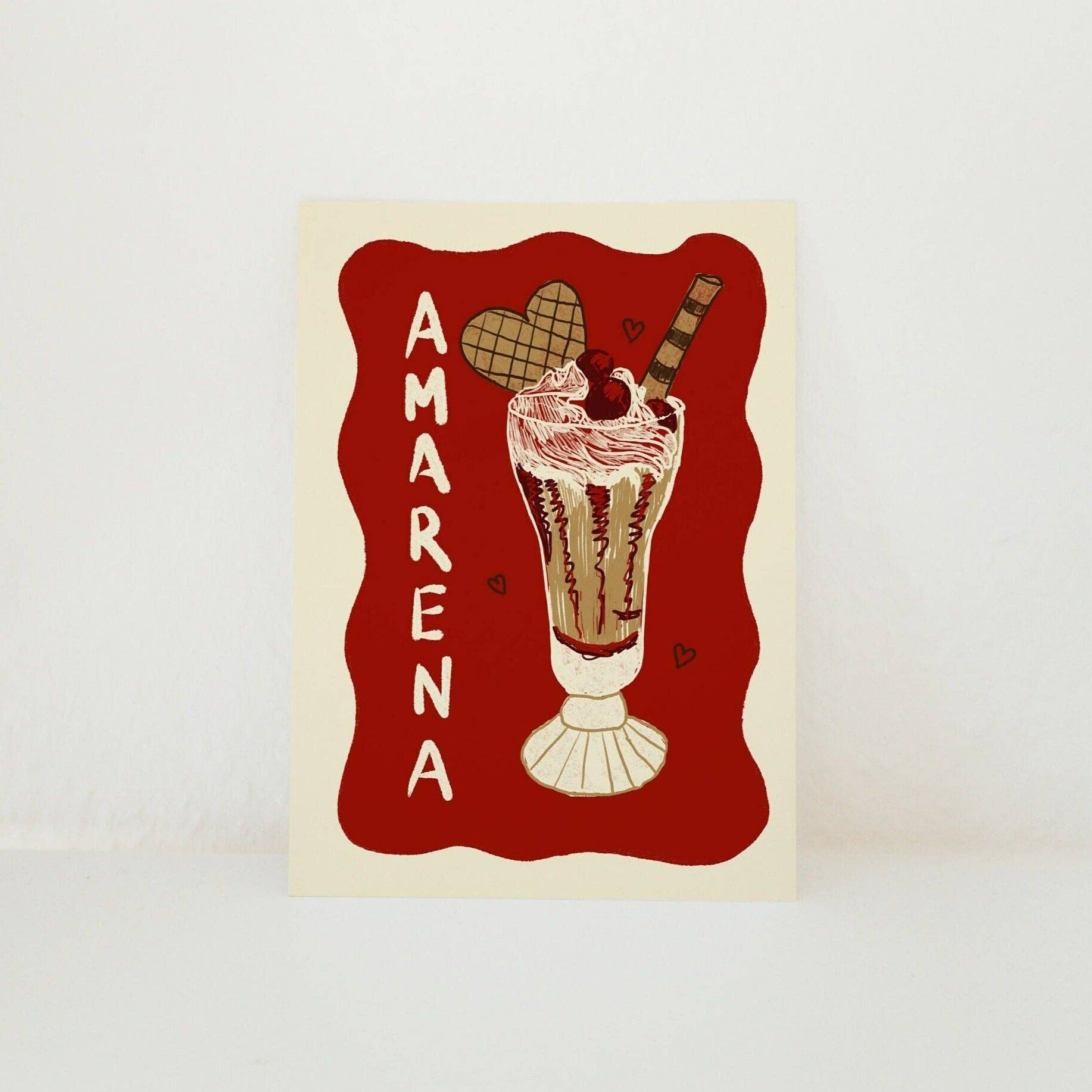 Studio Dolci – Postal por atacado – Cartão Postal Amarena0