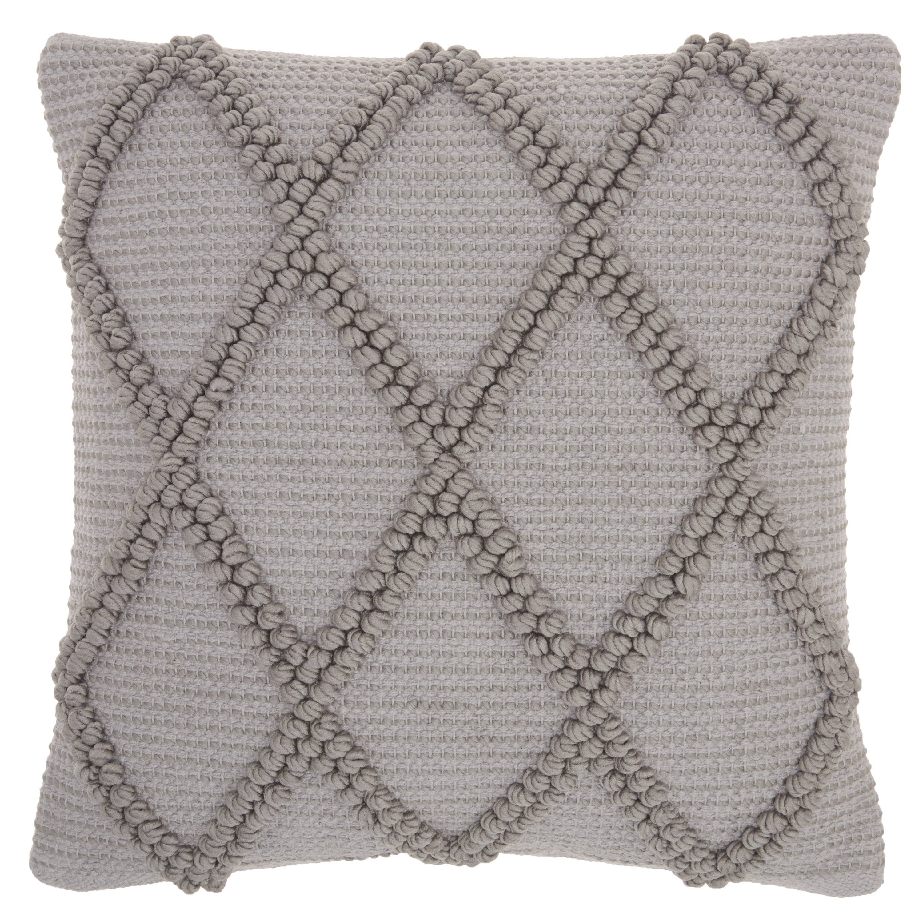 Nourison - Wholesale Throw/Decorative Pillow - Mina Victory Life Styles Diamond Lattice Throw Pillow3