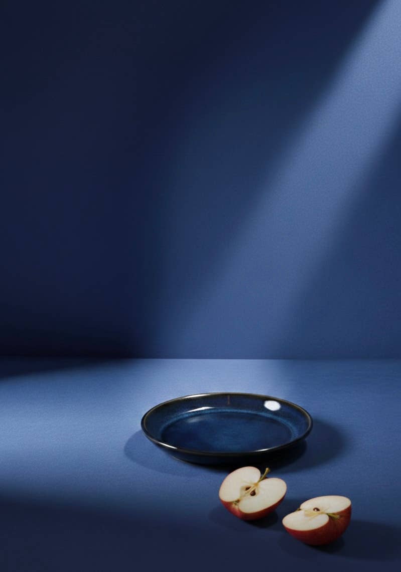 GHARYAN Stoneware & Olive Wood Tableware | USA - Wholesale Dinner Plate - Handmade Stoneware Flat Side Plate | Edan 5.1"11