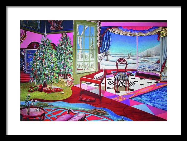 Sharon Tatem Fashion LLC - Wholesale Painting/Drawing - Christmas Painting - Framed Print16