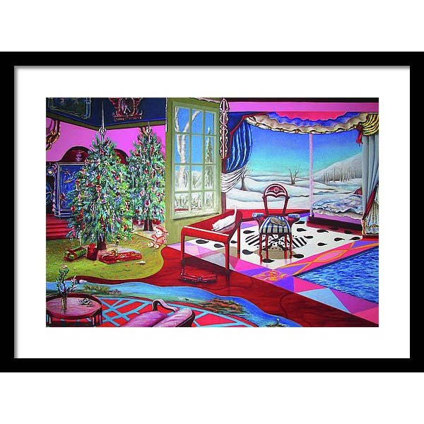 Sharon Tatem Fashion LLC - Wholesale Painting/Drawing - Christmas Painting - Framed Print16