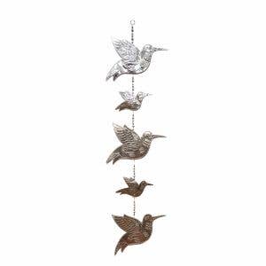 BL-56 - La famille Colibri/Boîte en métal/Emballage/min.3 pour la vente par Moksha Imports