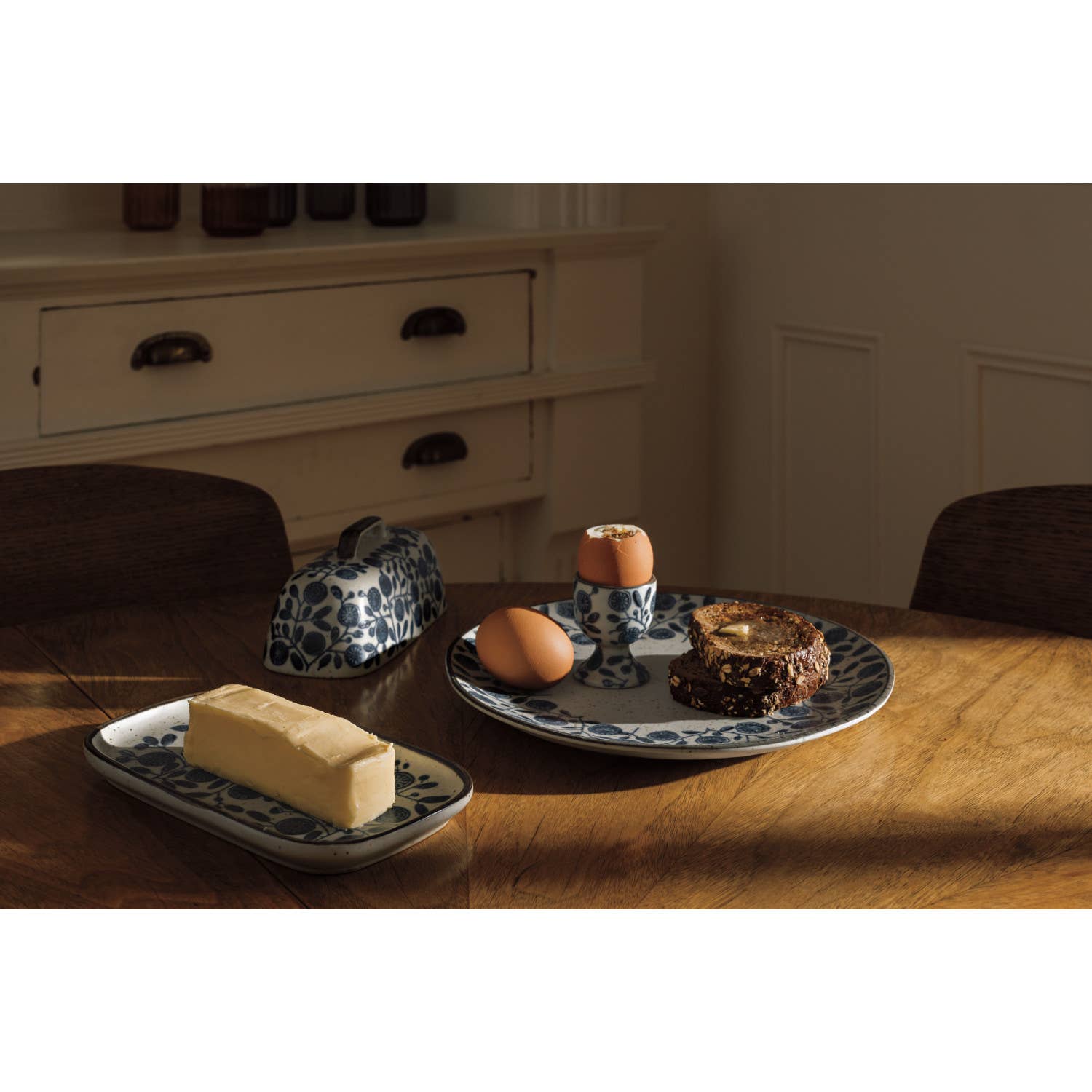 Danica Brands - Wholesale Butter Dish - Heirloom Calendula Element Butter Dish1